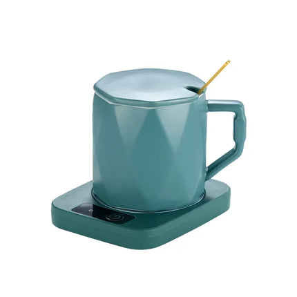 1pcIntelligent constant temperature coaster with heating and insulation 55 degree constant temperature cup with warm milk warmer