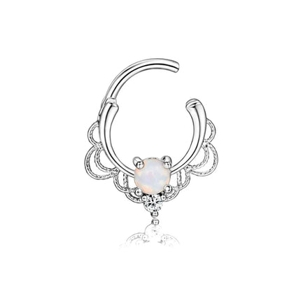 1Pcs Septum Rings Hoop Nose Ring Horseshoe Stainless Steel Cartilage Earrings Hoop Helix Tragus Septum Piercing Jewelry