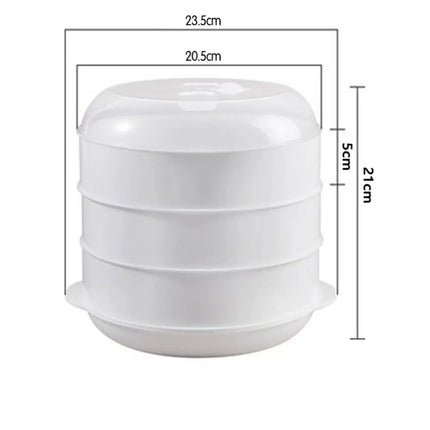 High Quality Steamed Rice Multi Layer Dumpling Container Steamed Bun Special Steamer Microwave Oven