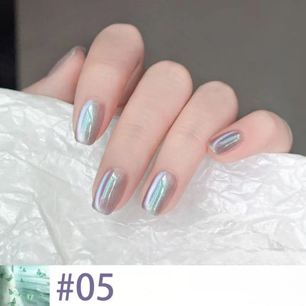 1-6PCS Popular Winter Internet Celebrity Hot-selling Northern Lights Cat Eye Magnet Gel Nail Polish Nail Art Nail Supplies