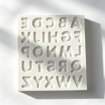Capital Lower Case Letter Silicone Sugarcraft Mold Cookie Cupcake Chocolate Baking Mold Fondant Cake Decorating Tools