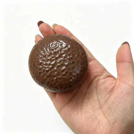 Chocolate Pie Squishy Stress Ball Fidget Toy Crunchy Squeeze Toy Round Blocks Filled ASMR Stress Relief  Holiday Gifts