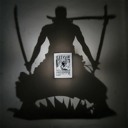 LED Anime Shadow Projection Lamp Creative Silhouette Night Light Room Decor Atmosphere Lamp Gift Anime Fans Bedroom Party Decor