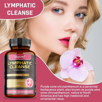 Lymphatic Cleanse Supplement - Lymph System Health Support, Cleansing & Detox, Improves Overall Well-being