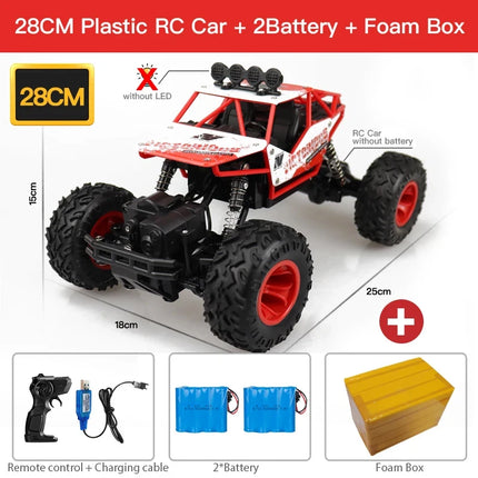 ZWN 1:12 / 1:16 4WD RC Car With Led Lights 2.4G Radio Remote Control Cars Buggy Off-Road Control Trucks Boys Toys for Kids Gifts