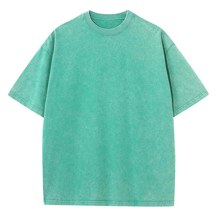 Summer Cotton Washed Women T-Shirts Hip Hop Loose Tee Shirt All-Match Fashion Short Sleeve Comfortable Multicolor Female Tops