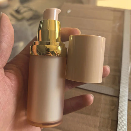 10/30pcs 30ml Empty Liquid Foundation Bottle Double-wall Acrylic Bottle Concealer /Isolation Lotion Bottle Cosmetic Container