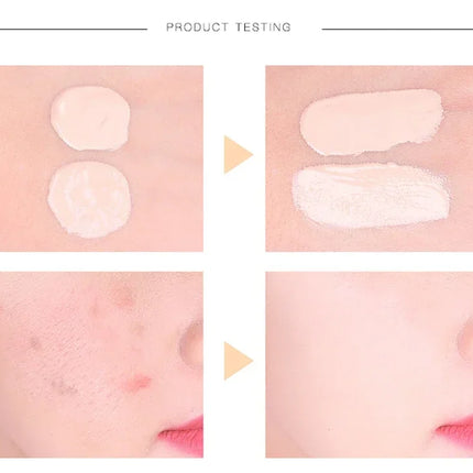40ML Full Cover Face Base Liquid Foundation Makeup Waterproof Long Lasting Facial Concealer Whitening BB Cream Korean Cosmetics