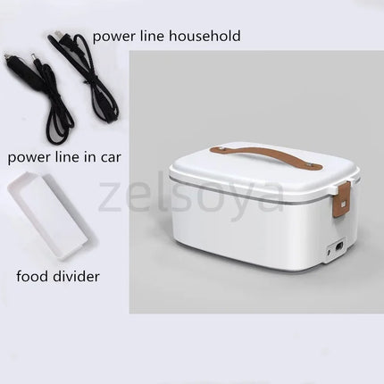Electric lunch box Home car or truck food warmer thermal insulation portable bento box office heating lunch box