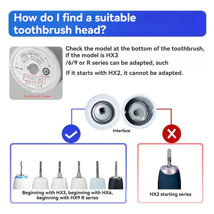 Sonicare Brush Heads HX3 HX6 HX9 / Têtes Brosse Sonicare