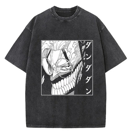 Japanese Anime Dandadan Okarun T-shirt Men T Shirt Cartoon High Quality Cotton Tshirt Aesthetic Fashion Tee Male