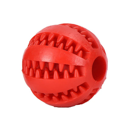 Dog Toy Ball Can Leak Food Bouncy Ball Rubber Dogs Molar Toys Balls Bite Resistant Pet Teeth Cleaning Toy Dog Accessories