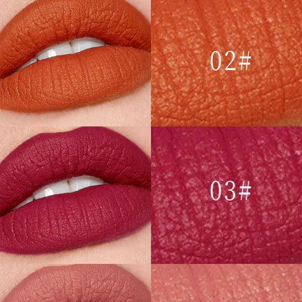 10-Color Capsule Lipstick Set Featuring Naturally Long-Lasting Mini Matte Lipsticks And Lip Gloss,Long-lasting makeup