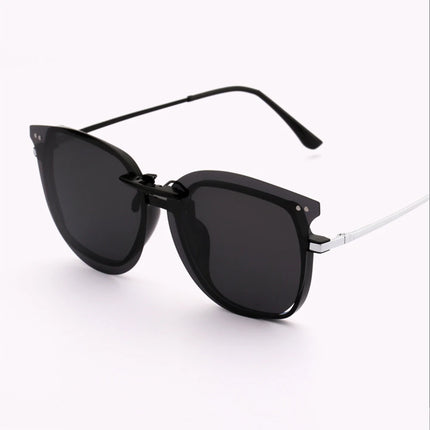 New Men Women Clip On Sunglasses Polarizing UV400 Protention Vintage Clip Polarized Glasses Night Vision Driving Goggles