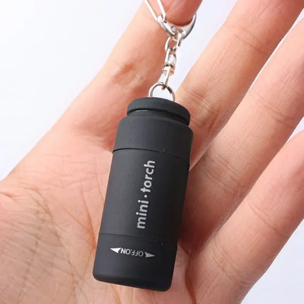 1-3PCS  Pocket LED Flashlights Portable USB Rechargeable Keychain Flash Light Waterproof Home Outdoor Hiking Camping Flashlight