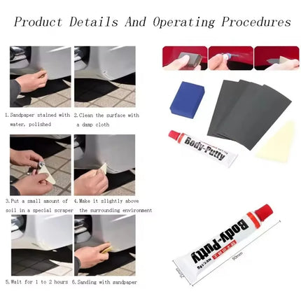 Auto Products Car Body Putty Scratch Filler Painting Pen Assistant Smooth Vehicle Care Repair Tool