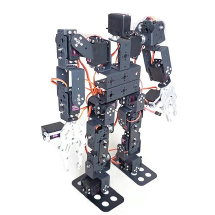 New 17 Dof Humanoid Robot Servo Educational Robot Dance Robot Claw Biped Walking Robot for Teaching DIY Kit Programmable Robot