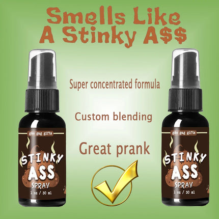 30ml Prank Fart Spray Non Toxic Fart Gag Poop Spray Spoof Odor Spray Joke Stinky Fart Spray Halloween Funny Toys