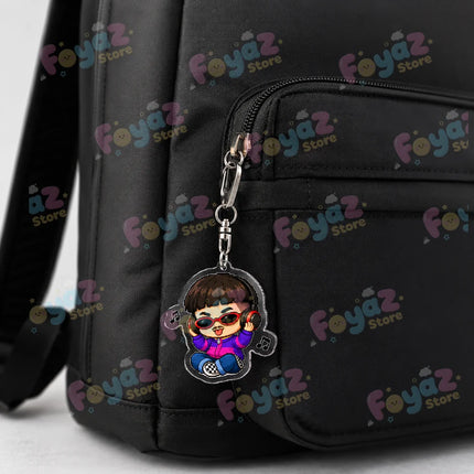 Rapper Oliver Tree Keychain for Accessories Bag Charm Ugly Is Beautiful Boy Music Key Chain Ring Jewelry Fans Gifts