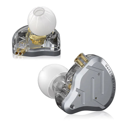 KZ ZSN Pro 2 metal in-ear headphones 1ba + 1dd hybrid technology high fidelity bass monitor sport headphones with noise cancella