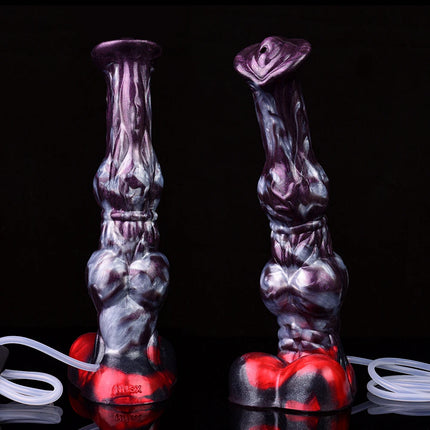 NNSX Huge Knot Squirting Horse Dildo Silicone Water Spray Anal Plug Anus Dilator Vagina Feamel Masturbator Penis for Woman
