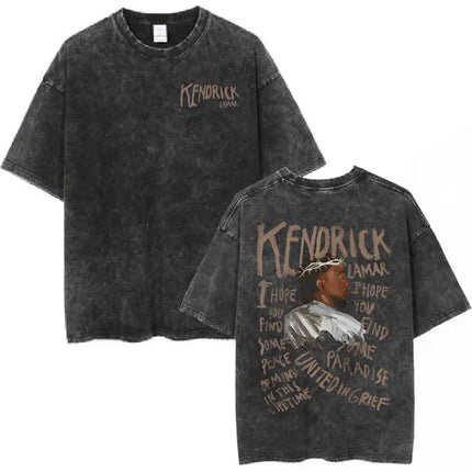 Rapper Kendrick Lamar To Pimp A Butterfly Graphic T Shirt Men's Hip Hop Streetwear T-shirts Unisex Cotton Oversized Tee Shirts