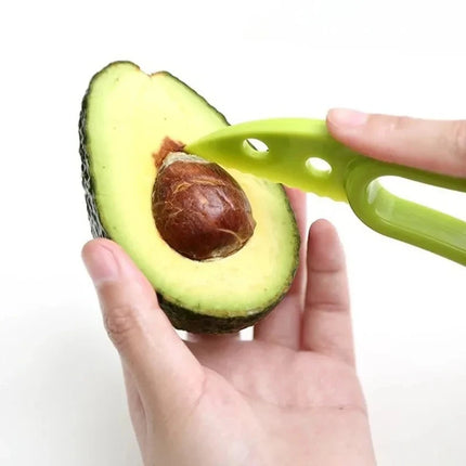 1-3PC 3 in 1 Avocado Slicer Shea Corer Butter Fruit Peeler Cutter Pulp Separator Plastic Knife Kitchen Vegetable Tools