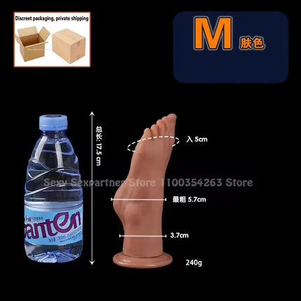 New Huge Feet Anal Plug Big Silicone Ass ButtPlug Deep Masturbator Dildo Dilator Stimulator Anal Dildo Adult Sex Toys For Women