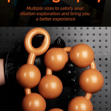 But Plug Silicone Anal Beads Big Anal Plug Tail Anal Big Ball Sextoy Sex Toys Huge Butt Plug Adult Toys Ass Plug