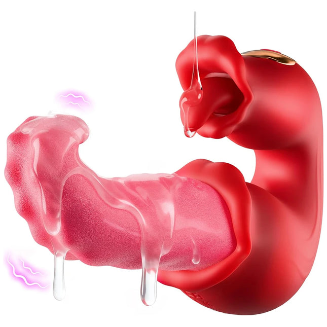 Tongue Vibrator G Spot Clitoris Stimulator Licking Swing Vagina Massager Powerful Dildo Masturbator Adult Sex Toys for Women 18+