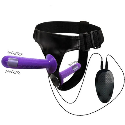 Strap-On Big Dildo Vibrator Strapon Ultra Elastic Harness Belt Adult Sex Toys For Woman Lesbian Double Penis Realistic Dildos