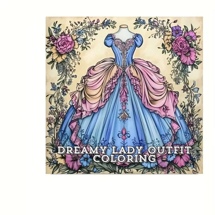 28 Pages Dreamy Teapot House Coloring Book for Adult, Birthday Party Gift, Drawing Supplies, Christmas, Thanksgiving, Halloween