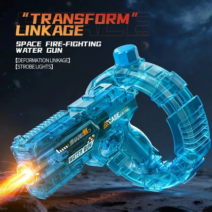 Automatic Electric Water Blaster with Light Large Capacity Water Toy for Kids Adults Outdoor Play