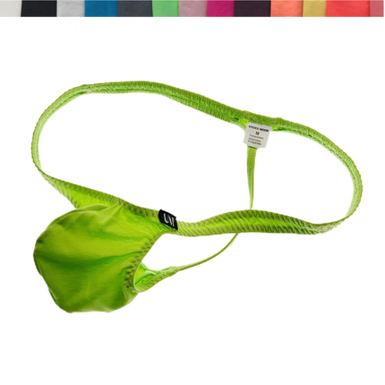 New Male Thong Skin - Friendly Sports Without Crotch - Grateful Cotton Solid Color Underwear Low - Waist T - Top