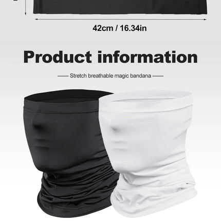 Cycling Face Mask Absorb Sweat Breathable Fishing Training Sport UV Face Scarf Neck Gaiter Summer Face Bandana Safety protection
