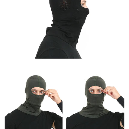 High Elasticity Breathable Balaclava Hat Cycling Full Face Mask Outdoor Sports Ski Motorcycle Mask Scarf Helmet Inner Cap