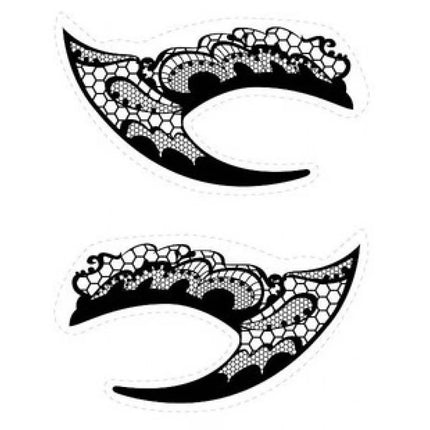 Leopard Lace Eyeliner Sticker Reusable Double Eyelid Line Sticker Waterproof Eye Makeup Self-adhesive Eyelid Sticke Makeup Tools