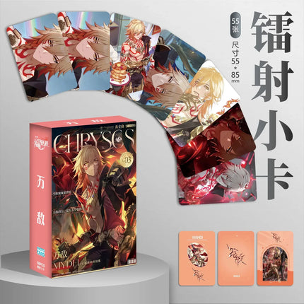 Honkai:Star Rail Phainon Mydei Tribbie Laser Lomo Card Photocard HD Double-sided Album Photo Card For Fans Collection Postcard