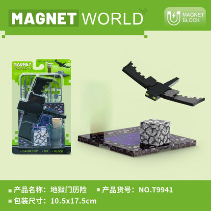 Building Blocks Zoo Magnetic World Series Educational Puzzle Toys for Boys & Girls Children's Playset gift