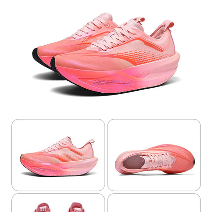 New Cushioning Running Shoes For Men Suitable Heavy Runners Lace Up Sports Women Non-slip Outdoor Athletic Male Sneakers
