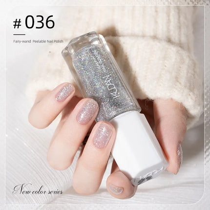 Colorful Water-Base Nail Polish 40 Colors Air Dry Peel Off Nail Art for Manicure DIY Long Lasting Nail Supplies Painting Varnish