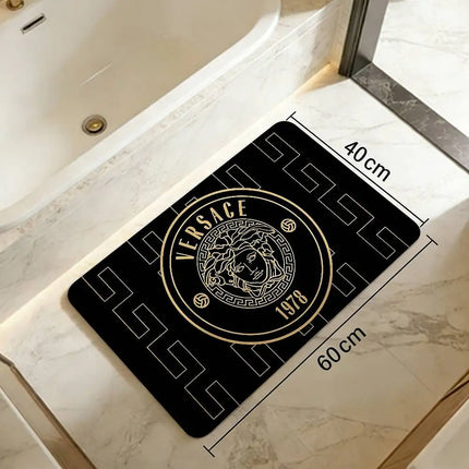 Fashion And Luxury V-Versace Entrance Door Mat Nordic Style Home Doormat Bathroom-Toilet Mats Bedroom Hotel Decor Mat