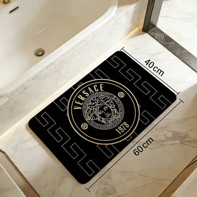 Fashion And Luxury V-Versace Entrance Door Mat Nordic Style Home Doormat Bathroom-Toilet Mats Bedroom Hotel Decor Mat