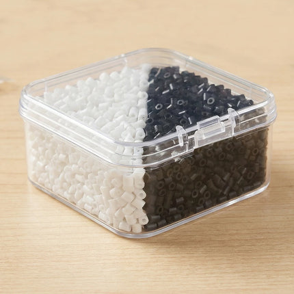 2.6mm Bulk Black&White Color Series Perler Beads Refill Pack 1000pcs Fusible DIY Art Craft Fuse Beads for Mosaic Puzzle