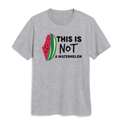 This Is Not A Watermelon T-Shirt Palestine Collection Palestine Flag Shirt Men Women Unisex Cotton Tops Peaceful Sweatshirt