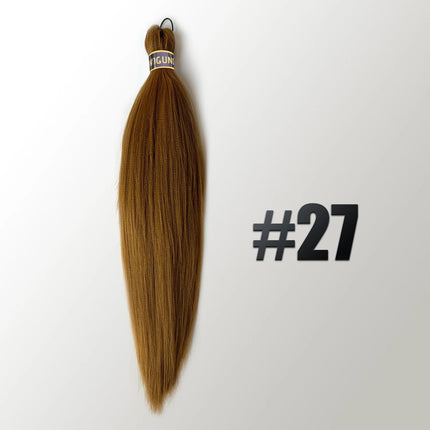 EZ Pre-stretched Braiding Hair Ombre Professional Easy Crochet Braid Hair 26 Inch 90g Hot Water Setting Synthetic Crochet Hair