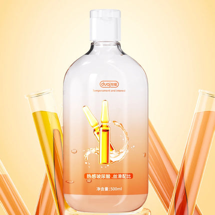500ML Warming Sensation Lubricant Safe Lubricating Oil Thermal Sensation intimate Gel Personal Lube for Men Women and Couples