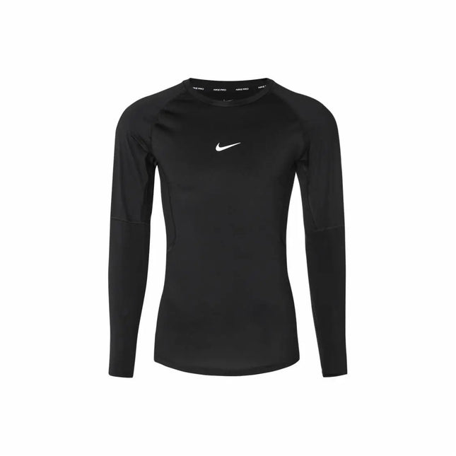Nike Official 2023 New Men's Logo Print Crew Neck Long-Sleeve T-Shirt FB7920-010