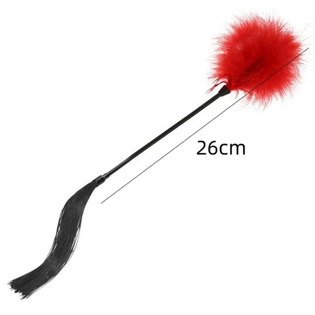 Feather Sex Whip Bondage Spanking Paddle Play Tickled Whip Fetish Sex Toys For Woman Couples Adult Games Exotic Accessories