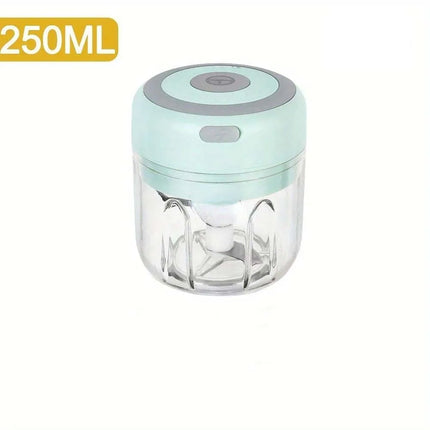 Mini Crusher Chopper USB Charging Garlic Mincer Electric Garlic Chopper Powerful Ginger Garlic Onion Meat Masher 100/250mL